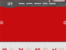 Tablet Screenshot of apicom.cz